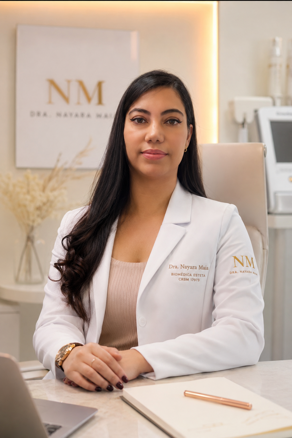 Dra. Nayara Maia Monteiro na clínica